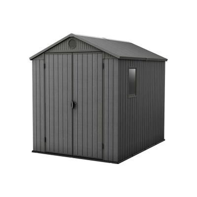 KETER - Abri de jardin en r&eacute;sine 4,8 m&sup2; Darwin 68 Gris