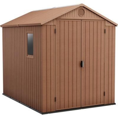 KETER Abri de Jardin en r&eacute;sine - Darwin 68 Marron - 4,5m2