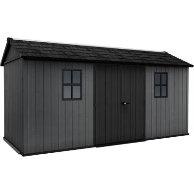 Abri de jardin NEWTON PLUS 1575 KETER L476 x P230 x H246 cm 10,94 m&sup2; coloris gris anthracite