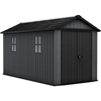 Abri de jardin NEWTON PLUS 7513 KETER L230 x P413 x H246 cm 9,5 m&sup2; coloris gris anthracite