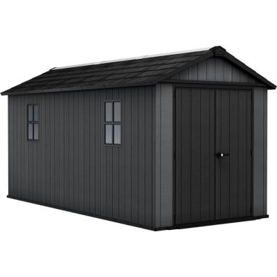 Abri de jardin NEWTON PLUS 7515 KETER L230 x P476 x H246 cm 10,94 m&sup2; coloris gris anthracite