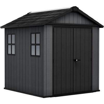 Abri de jardin NEWTON PLUS 757 KETER L230 x P223.8D x H246 cm 5,13 m&sup2; coloris gris anthracite
