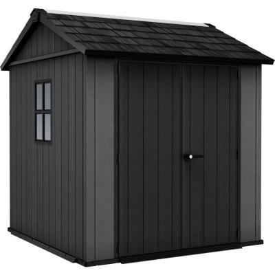 Abri de jardin NEWTON PLUS 775 KETER L223.8 x P230 x H246 cm 5,13 m&sup2; coloris gris anthracite