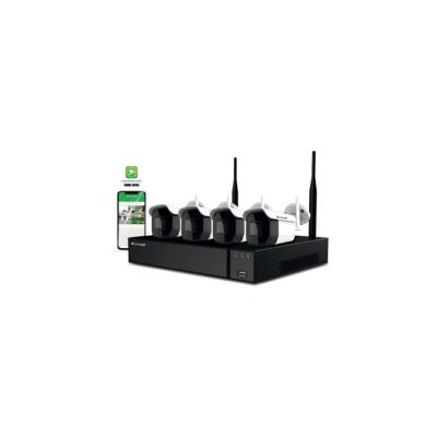 Kit de vid&eacute;osurveillance Wi-Fi 4 Cam&eacute;ras et NVR 8 voies - Comelit