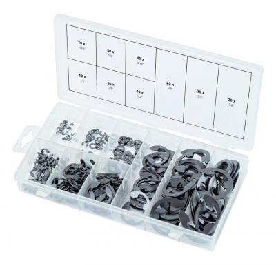 Ks tools assortiment de circlips de type e en pouces, 300 pcs