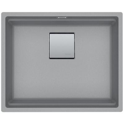 Kubus 2 KNG 110-52 Fragranit+ &Eacute;vier de cuisine sous-plan Pierre grise
