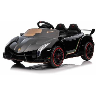 Voiture &eacute;lectrique Enfant - LAMBORGHINI - Veneno - 2 moteurs puissants - Noir