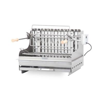 Barbecue charbon de bois Mendy inox encastrable Le Marquier 