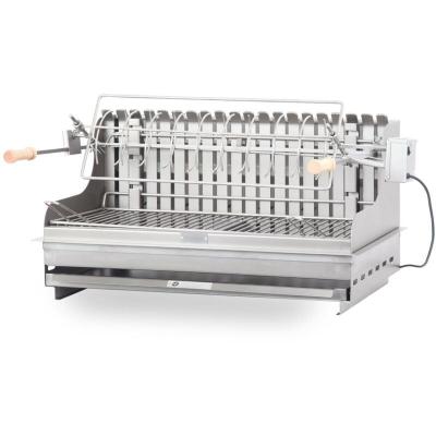 Barbecue &agrave; charbon Le Marquier Exclusive Irissarry Inox 78 x 32 cm 