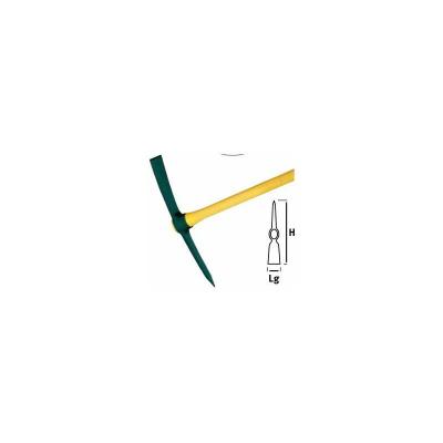 LEBORGNE Pioche de terrassier douille ovale 2kg avec manche Novamax