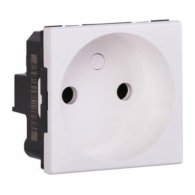 Prise simple 2P connexion bornes automatiques Mosaic - Legrand
