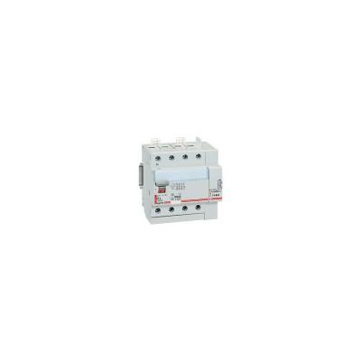 Interrupteur differentiel DX3 tetrapolaire 40A hpi 30MA Legrand 411658