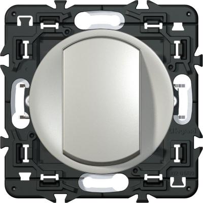 Legrand - Lot de 4 interrupteurs ou va-et-vient C&eacute;liane Soft - Titane