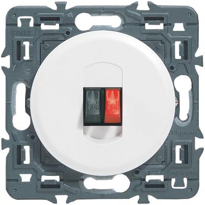 Legrand prise haut-parleur c&eacute;liane + enjoliveur