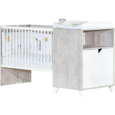 BABYPRICE LIT CHAMBRE EVOLUTIF SCANDI GRIS