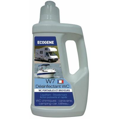 ECOGENE - W7 D&eacute;sinfectant WC, Action puissante et rapide - 1L