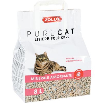 Liti&egrave;re Pure Cat - Min&eacute;rale Absorbante - 8L