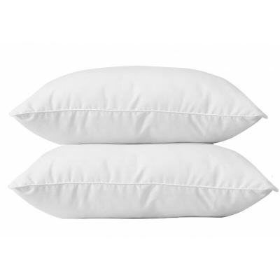 Lot de 2 oreillers anti-acariens 45 x 70 cm phytopure - blanc