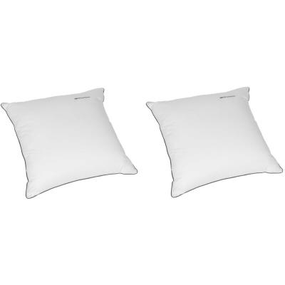 Simmons Lot de 2 oreillers Microgel Moelleux percale Simmons 60x60