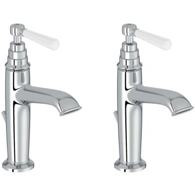 Lot de deux mitigeurs lavabo Cl&eacute;o 1889 Chrome - Jacob Delafon