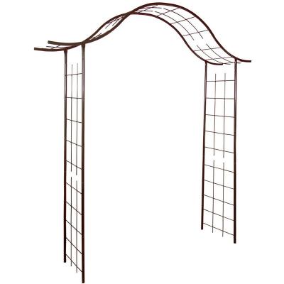 Arche de jardin portique en fer - louis moulin