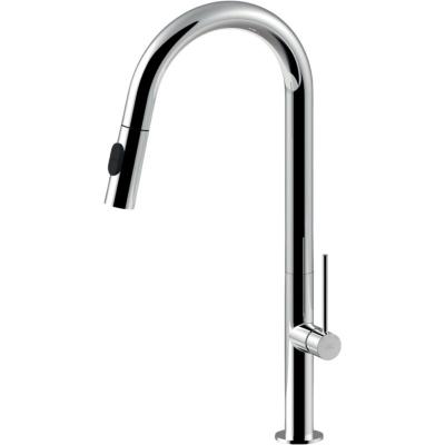 Robinetterie cuisine MITIGEUR AVEC DOUCHETTE Chrom&eacute; CRBMD024 