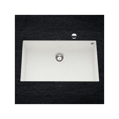 Vier sous plan granit blanc Luisina quadrille 1 bac 760x440 - blanc