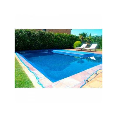 Maille pour couverture de piscine &agrave; feuille de piscine 4x4m. E3-81033