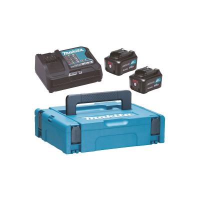 Pack 2 Batteries BL1041B + DC10SA + Makpac MAKITA - 197641-2