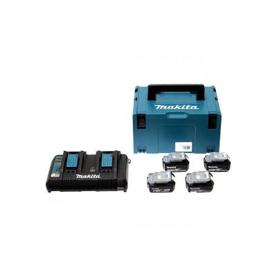 Pack 4 Batteries BL1840B 1 x DC18RD Makpac MAKITA - 197503-4