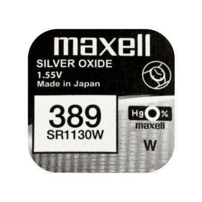 Pile montre 389 Maxell Silver Oxide Sr1130sw 389/ Maxell
