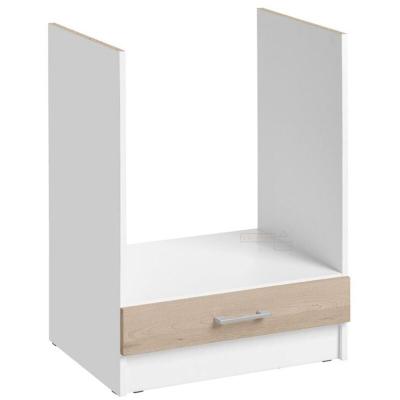 Cuisineandcie - Meuble pour four encastrable Eco Chene Naturel l 60 cm