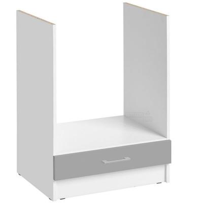 Cuisineandcie - Meuble pour four encastrable Eco Gris Brillant l 60 cm