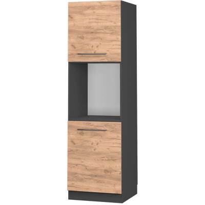 Meuble pour four Fame-Line, Ch&ecirc;ne de force dor&eacute;, 60 cm ouvert, Vicco