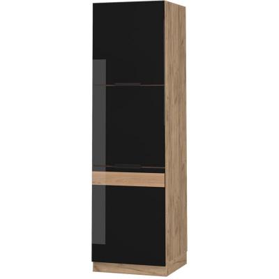 Meuble pour four Fame-Line, 60 cm, Ch&ecirc;ne noir brillant, Vicco 