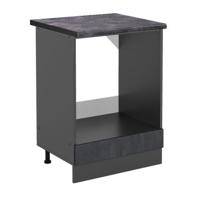 Vicco meuble pour four r-line, b&eacute;ton noiranthracite, 60 cm pt anthracite 