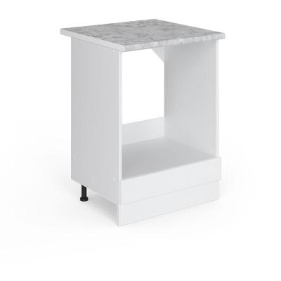 Meuble pour four R-Line, Blanc, 60 cm , PT Marbre, Vicco