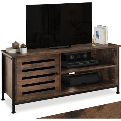 Meuble pour t&eacute;l&eacute;viseur Galway 110x41,5x50,5cm - Bois fonc&eacute; industriel, rustique