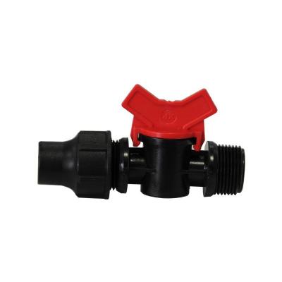 Ezfitt - Mini vanne Filet&eacute;e 3/4''- Raccord tube basse densit&eacute; 16mm
