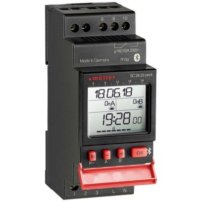 Programmateur horaire pour rail num&eacute;rique M&uuml;ller SC 28.23 pro 230 V/AC 16 A/250 V 1 pc(s)
