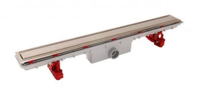 Canivelle douche grille reversible, L.79 x l.9.5 cm,SICAN80R, NICOLL