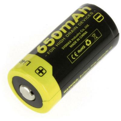 NL166 Pile rechargeable sp&eacute;ciale 16340 Li-Ion 3.7 v 650 mAh - Nitecore