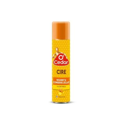 Cire a&eacute;rosol pour parquets O Cedar - Parfum cire d'abeille - 300 ml