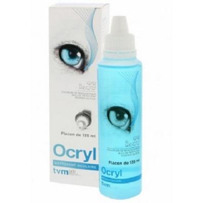 TVM Ocryl Nettoyant oculaire pour chien et chat - 2 x 135 mL