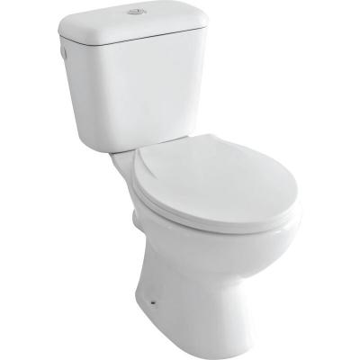 Pack WC ECO avec bride - C&eacute;ramique - Blanc - - H71,4xl36x65,8cm