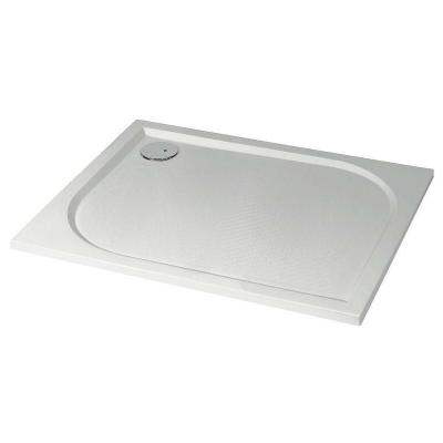 Receveur HESTIA - Antid&eacute;rapant - 80x140cm - R&eacute;sine - Blanc - Extra-plat