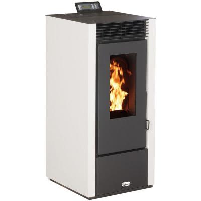 Po&ecirc;le &agrave; granul&eacute;s carr&eacute; &eacute;tanche ustica blanc 14kW - Optimo