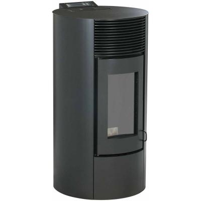 Po&ecirc;le &agrave; granul&eacute;s rond &eacute;tanche cristo noir 9kW - Optimo