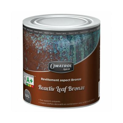 Rev&ecirc;tement aspect bronze Owatrol REACTIV LEAF BRONZE 0.5 litre
