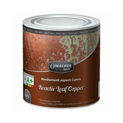 Rev&ecirc;tement aspect cuivre Owatrol REACTIV LEAF CUIVRE 0.5 litre